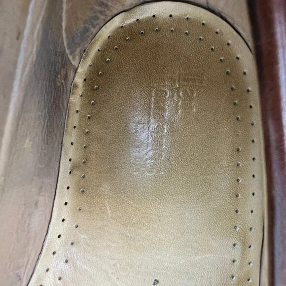 Allen Edmonds Woodstock Loafers Kiltie Braided Tassel Mens 11 B USA Slip On Blk - Picture 12 of 16